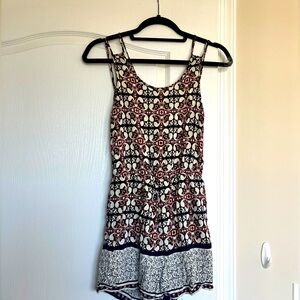 Multicolored Romper Shorts
